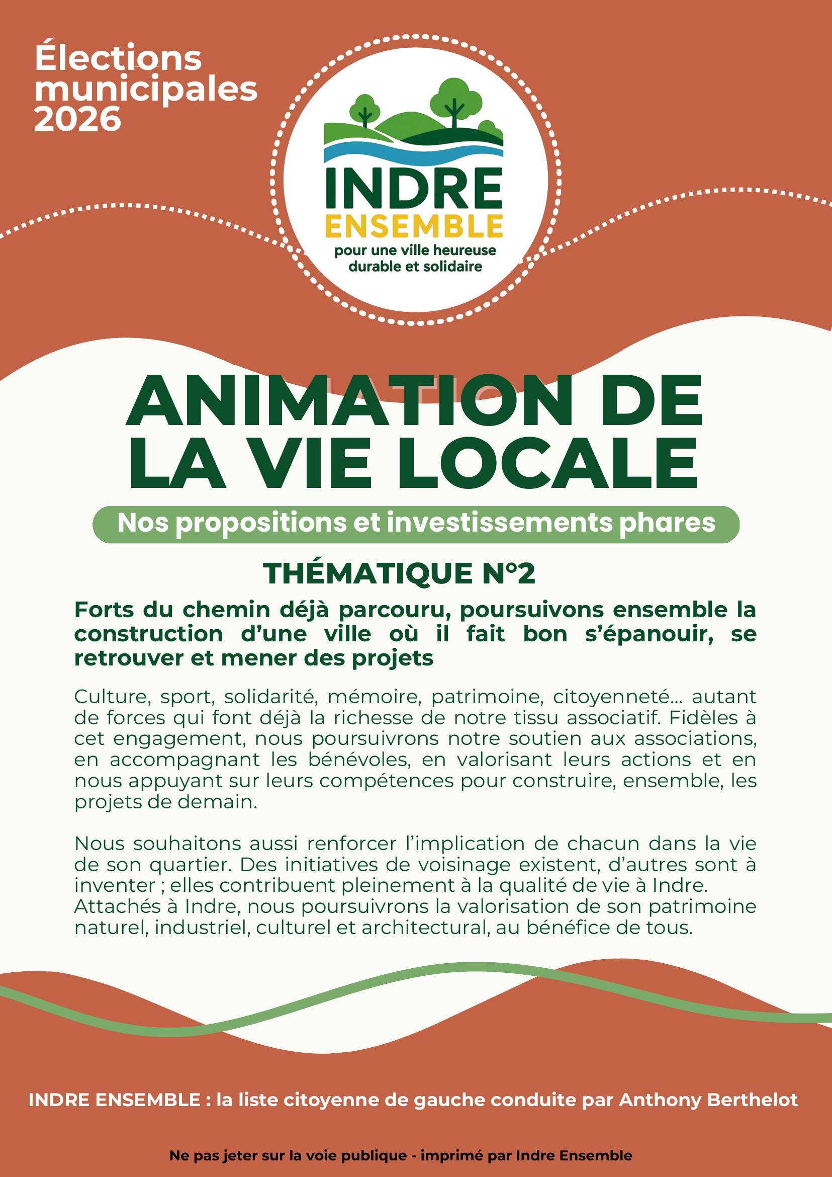 Tract Animation de la Vie Locale